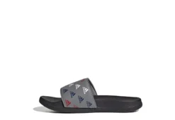 Adidas Boys Adilette Comfort Slide Sandal - Grey -Teenager Shoes Shop US 01 702717 02