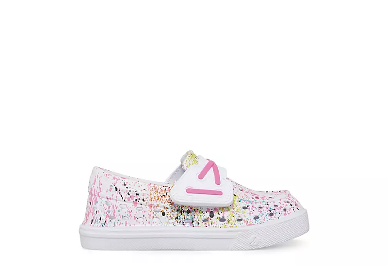 Sperry Girls Infant Bahama Float Boat Slip On Sneaker - White 4 Sperry Girls Infant Bahama Float Boat Slip On Sneaker - White - Image 2