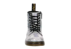 Dr. Martens Dr.martens Girls Infant 1460 Combat Boot - Grey -Teenager Shoes Shop US 01 702737 02