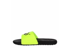 Puma Boys Cool Cat 2.0 Sport Slide Sandal - Lime -Teenager Shoes Shop US 01 702760 03