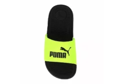 Puma Boys Cool Cat 2.0 Sport Slide Sandal - Lime -Teenager Shoes Shop US 01 702760 05