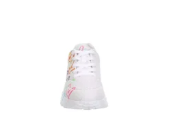 Skechers Girls Uno Lite Sneaker - White 11 Skechers Girls Uno Lite Sneaker - White -Teenager Shoes Shop US 01 702811 02