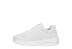 Skechers Girls Uno Lite Sneaker - White 12 Skechers Girls Uno Lite Sneaker - White -Teenager Shoes Shop US 01 702811 03