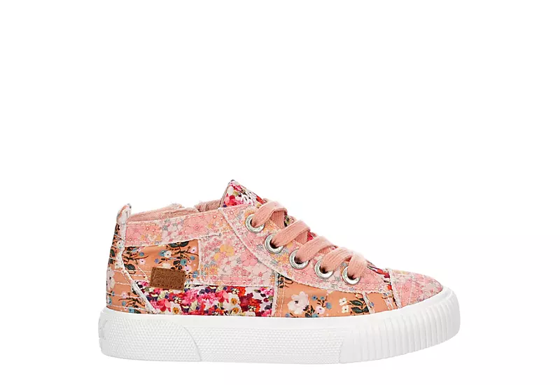 Blowfish Girls Craisy-k Mid Sneaker - Pink 4 Blowfish Girls Craisy-k Mid Sneaker - Pink - Image 2