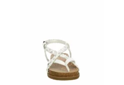 Blowfish Girls Foxtail-k Sandal - Off White -Teenager Shoes Shop US 01 702823 02
