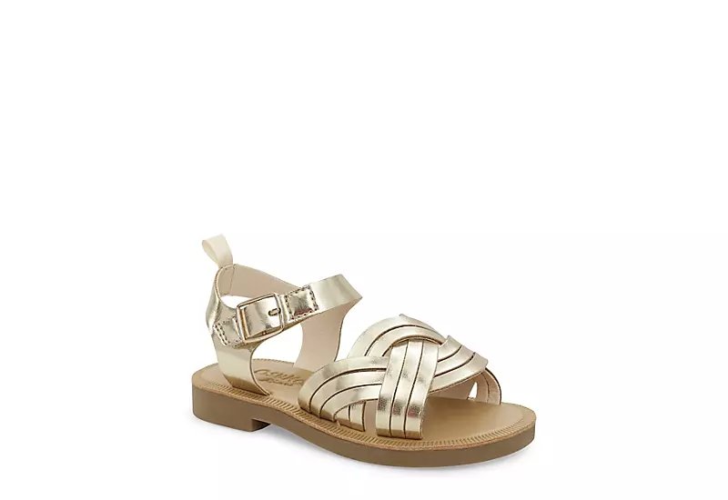 Oshkosh B`gosh Girls Infant Dolores Sandal - Gold 3 Oshkosh B`gosh Girls Infant Dolores Sandal - Gold