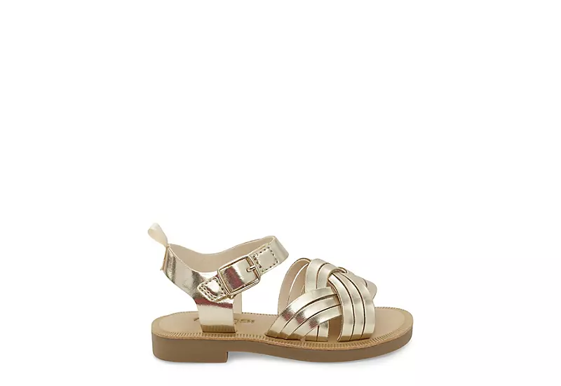 Oshkosh B`gosh Girls Infant Dolores Sandal - Gold 4 Oshkosh B`gosh Girls Infant Dolores Sandal - Gold - Image 2