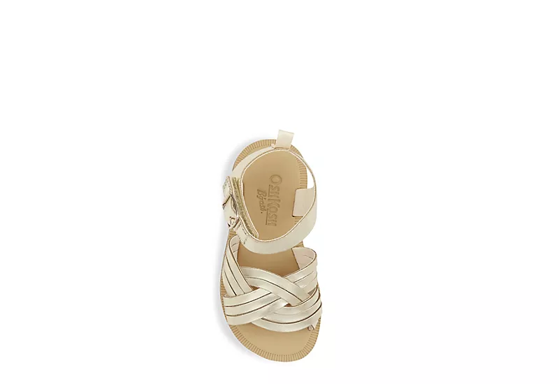Oshkosh B`gosh Girls Infant Dolores Sandal - Gold 6 Oshkosh B`gosh Girls Infant Dolores Sandal - Gold - Image 4