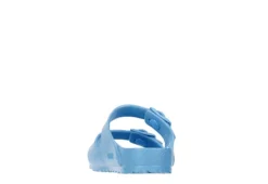 Birkenstock Girls Arizona Footbed Sandal - Blue -Teenager Shoes Shop US 01 702830 04