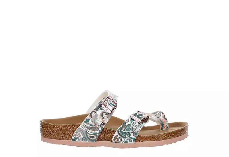 Birkenstock Girls Mayari Footbed Sandal - Pink 4 Birkenstock Girls Mayari Footbed Sandal - Pink - Image 2