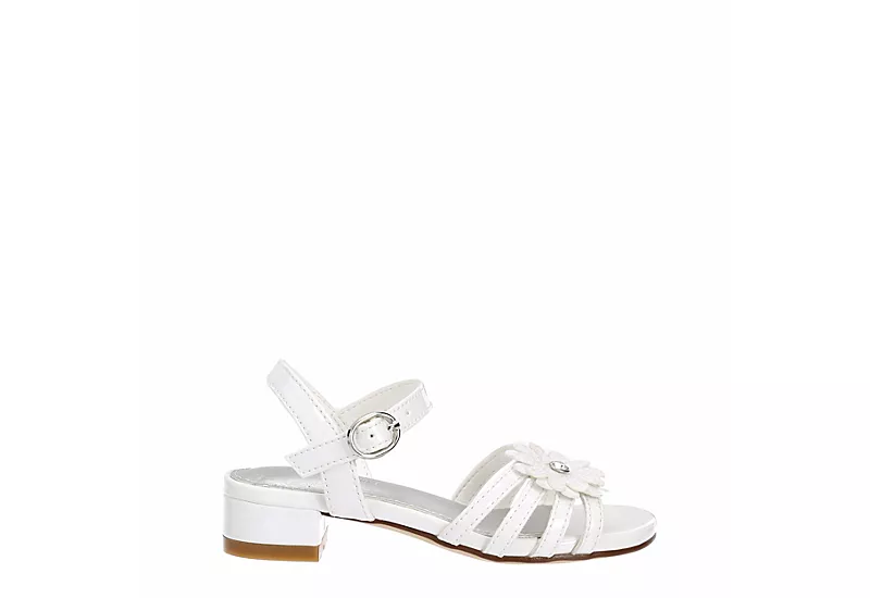 Cupcake Couture Girls Infant Lil Blossom Sandal - White 4 Cupcake Couture Girls Infant Lil Blossom Sandal - White - Image 2