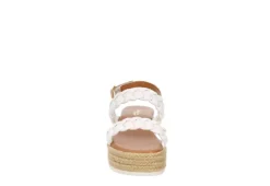 Cupcake Couture Girls Addie Platform Sandal - White -Teenager Shoes Shop US 01 702862 02