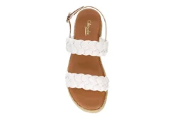Cupcake Couture Girls Addie Platform Sandal - White -Teenager Shoes Shop US 01 702862 05