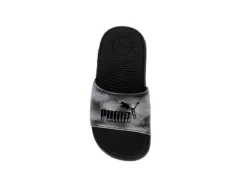Puma Boys Cool Cat 2.0 Sport Slide Sandal - Black -Teenager Shoes Shop US 01 702912 05