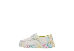 Heydude Girls Infant Wendy Toddler Slip On Sneaker - White -Teenager Shoes Shop US 01 702918 03