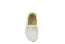 Heydude Girls Infant Wendy Toddler Slip On Sneaker - White -Teenager Shoes Shop US 01 702918 05