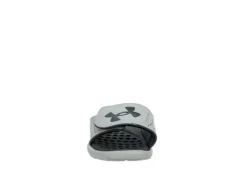 Under Armour Boys Ignite Pro Slide Sandal - Grey -Teenager Shoes Shop US 01 702926 02