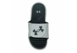 Under Armour Boys Ignite Pro Slide Sandal - Grey -Teenager Shoes Shop US 01 702926 05