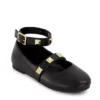 Marc Fisher Girls Tashi Buckle Dress Flat - Black 2 Marc Fisher Girls Tashi Buckle Dress Flat - Black -Teenager Shoes Shop US 01 702956 00