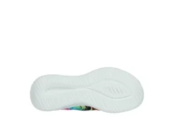 Skechers Girls Ultra Flex Slip-in Slip On Sneaker - Black -Teenager Shoes Shop US 01 702977 06