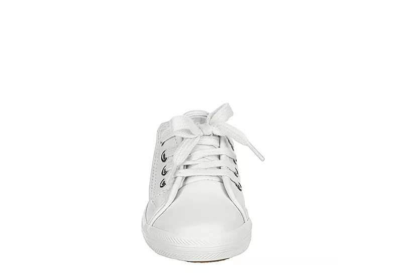 Keds Girls Infant Kickstart Jr. Sneaker - White 5 Keds Girls Infant Kickstart Jr. Sneaker - White - Image 3