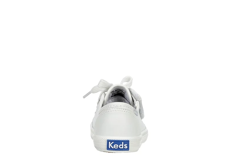 Keds Girls Infant Kickstart Jr. Sneaker - White 7 Keds Girls Infant Kickstart Jr. Sneaker - White - Image 5