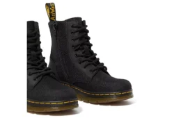 Dr. Martens Dr.martens Boys Combs Combat Boot - Black -Teenager Shoes Shop US 01 731032 02