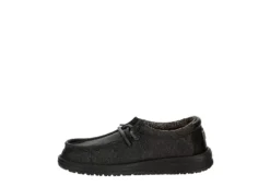 Heydude Boys Wally Youth Slip On Sneaker - Black -Teenager Shoes Shop US 01 733081 03
