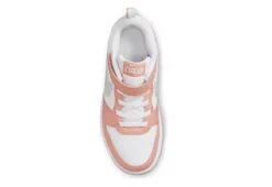 Nike Girls Court Borough 2 Low Top Sneaker - White 13 Nike Girls Court Borough 2 Low Top Sneaker - White -Teenager Shoes Shop US 01 807753 04