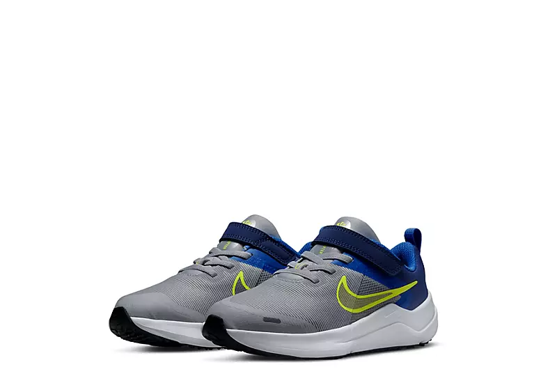 Nike Boys Downshifter 12 Slip On Sneaker - Grey 3 Nike Boys Downshifter 12 Slip On Sneaker - Grey