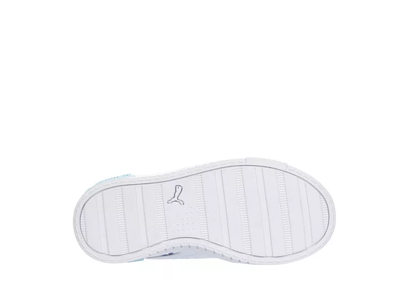 Puma Girls Little Kid Jada Sneaker - White 9 Puma Girls Little Kid Jada Sneaker - White - Image 7