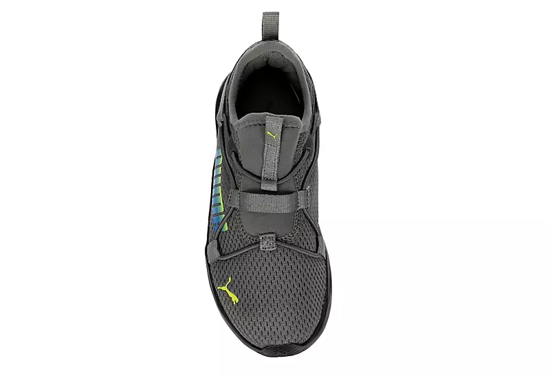 Puma Boys Softride Rift Slip On Sneaker - Grey 8 Puma Boys Softride Rift Slip On Sneaker - Grey - Image 6