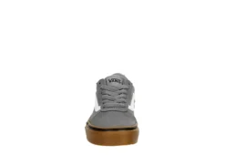 Vans Boys Ward Sneaker - Grey -Teenager Shoes Shop US 01 807916 02