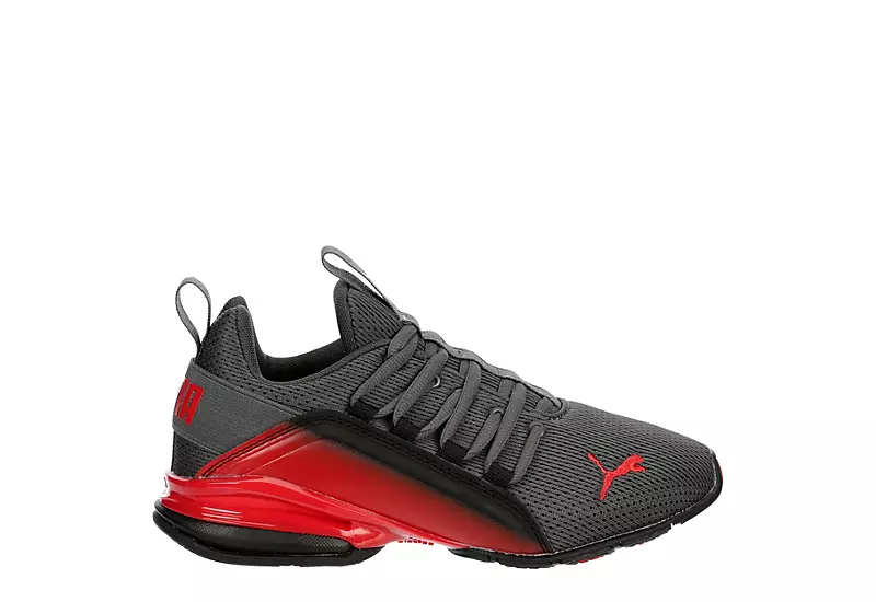 Puma Boys Axelion Sneaker - Grey 4 Puma Boys Axelion Sneaker - Grey - Image 2