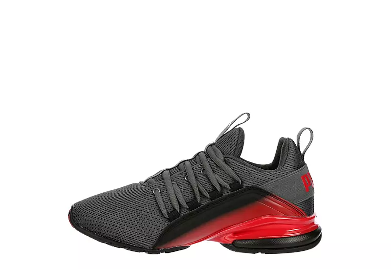 Puma Boys Axelion Sneaker - Grey 6 Puma Boys Axelion Sneaker - Grey - Image 4