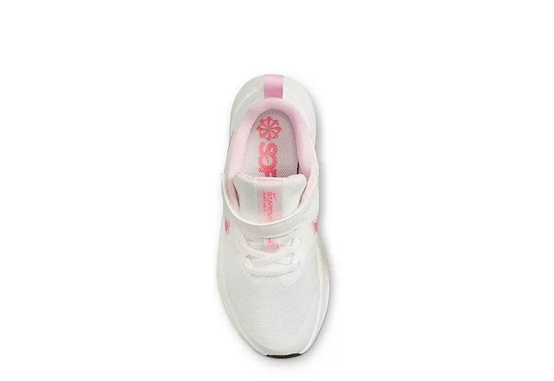 Nike Girls Star Runner 3 Se Sneaker - White 7 Nike Girls Star Runner 3 Se Sneaker - White - Image 5