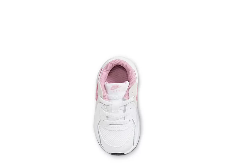 Nike Girls Infant Air Max Excee Sneaker - White 7 Nike Girls Infant Air Max Excee Sneaker - White - Image 5