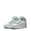 Nike Girls Court Borough 2 Mid Top Sneaker - Platinum -Teenager Shoes Shop US 01 808056 00