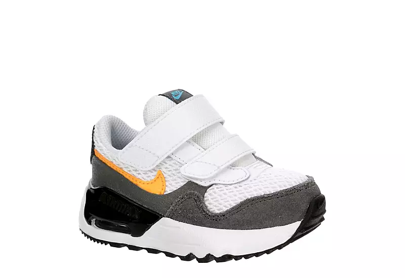 Nike Boys Infant Air Max Systm Td Sneaker - White 3 Nike Boys Infant Air Max Systm Td Sneaker - White