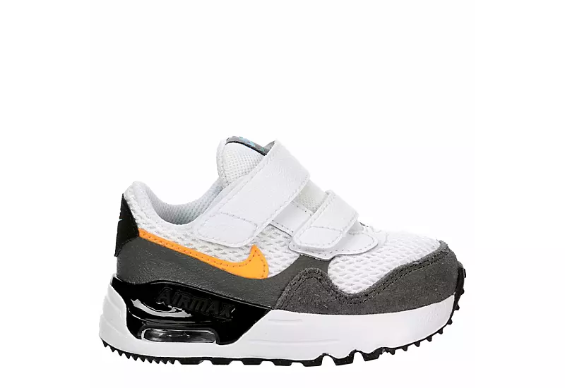 Nike Boys Infant Air Max Systm Td Sneaker - White 4 Nike Boys Infant Air Max Systm Td Sneaker - White - Image 2