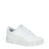 Puma Girls Carina Sneaker - White 1 Puma Girls Carina Sneaker - White -Teenager Shoes Shop US 01 808196 00