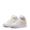 Nike Girls Court Borough 2 Mid Top Sneaker - White 2 Nike Girls Court Borough 2 Mid Top Sneaker - White -Teenager Shoes Shop US 01 808289 00