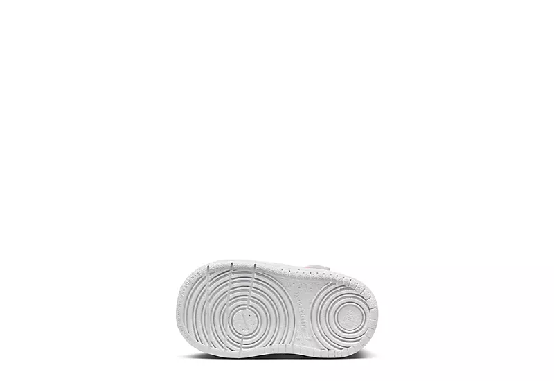 Nike Girls Infant Court Borough 2 Low Top Sneaker - White 8 Nike Girls Infant Court Borough 2 Low Top Sneaker - White - Image 6