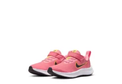 Nike Girls Star Runner 3 Slip On Sneaker - Coral
