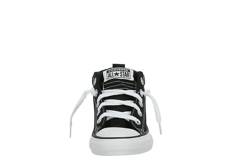 Converse Boys Chuck Taylor All Star Street Mid Sneaker - Black 5 Converse Boys Chuck Taylor All Star Street Mid Sneaker - Black - Image 3