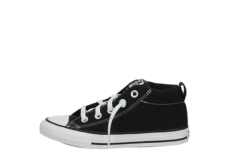 Converse Boys Chuck Taylor All Star Street Mid Sneaker - Black 6 Converse Boys Chuck Taylor All Star Street Mid Sneaker - Black - Image 4