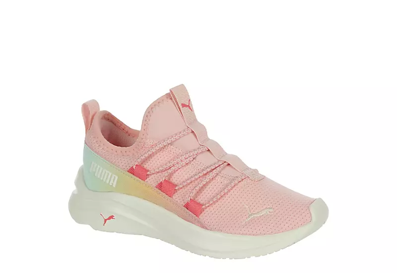 Puma Girls Softride One4all Sneaker - Pink 3 Puma Girls Softride One4all Sneaker - Pink