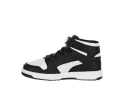 Puma Boys Rebound Layup Sneaker - Black -Teenager Shoes Shop US 01 808328 03