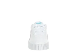 Puma Girls Carina 2.0 Sneaker - White -Teenager Shoes Shop US 01 808330 02