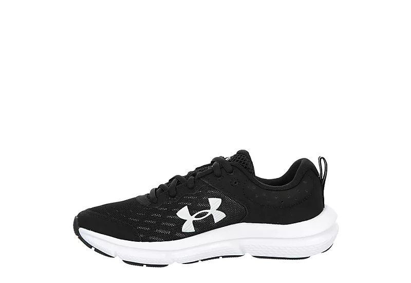 Under Armour Boys Assert 10 Sneaker - Black 6 Under Armour Boys Assert 10 Sneaker - Black - Image 4